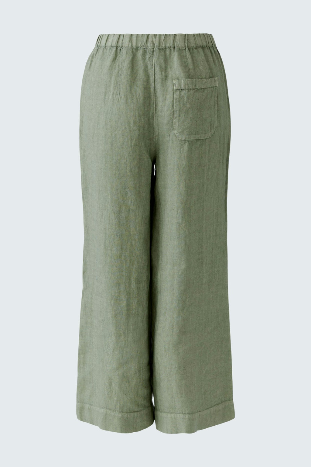 Oui 97142 Sage Green Linen Trouser