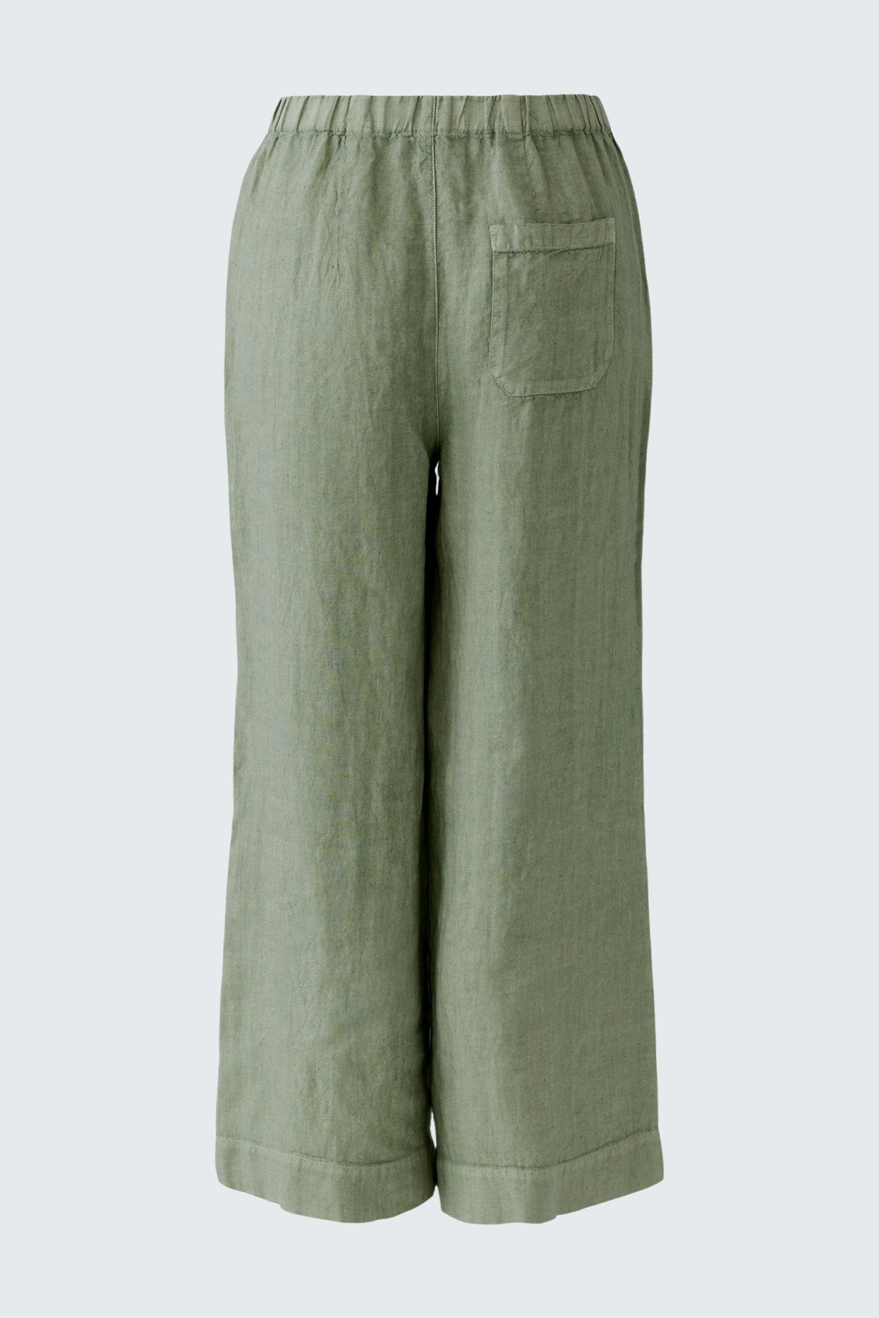 Oui 97142 Sage Green Linen Trouser