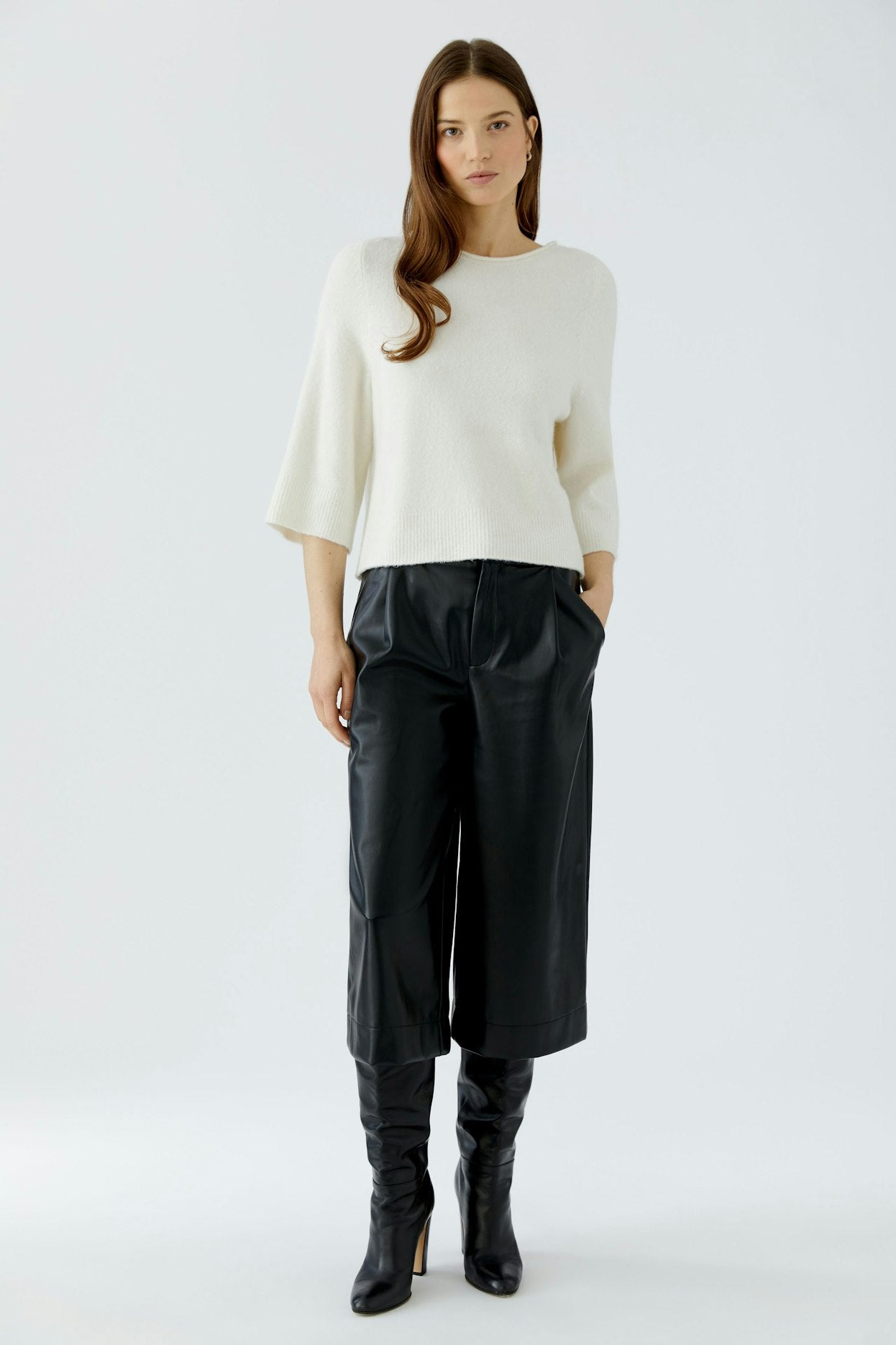 Oui 97968 Off White Jumper
