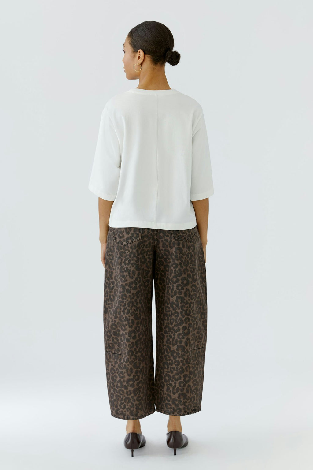 Oui 99054 Off White T-Shirt With Print On Front