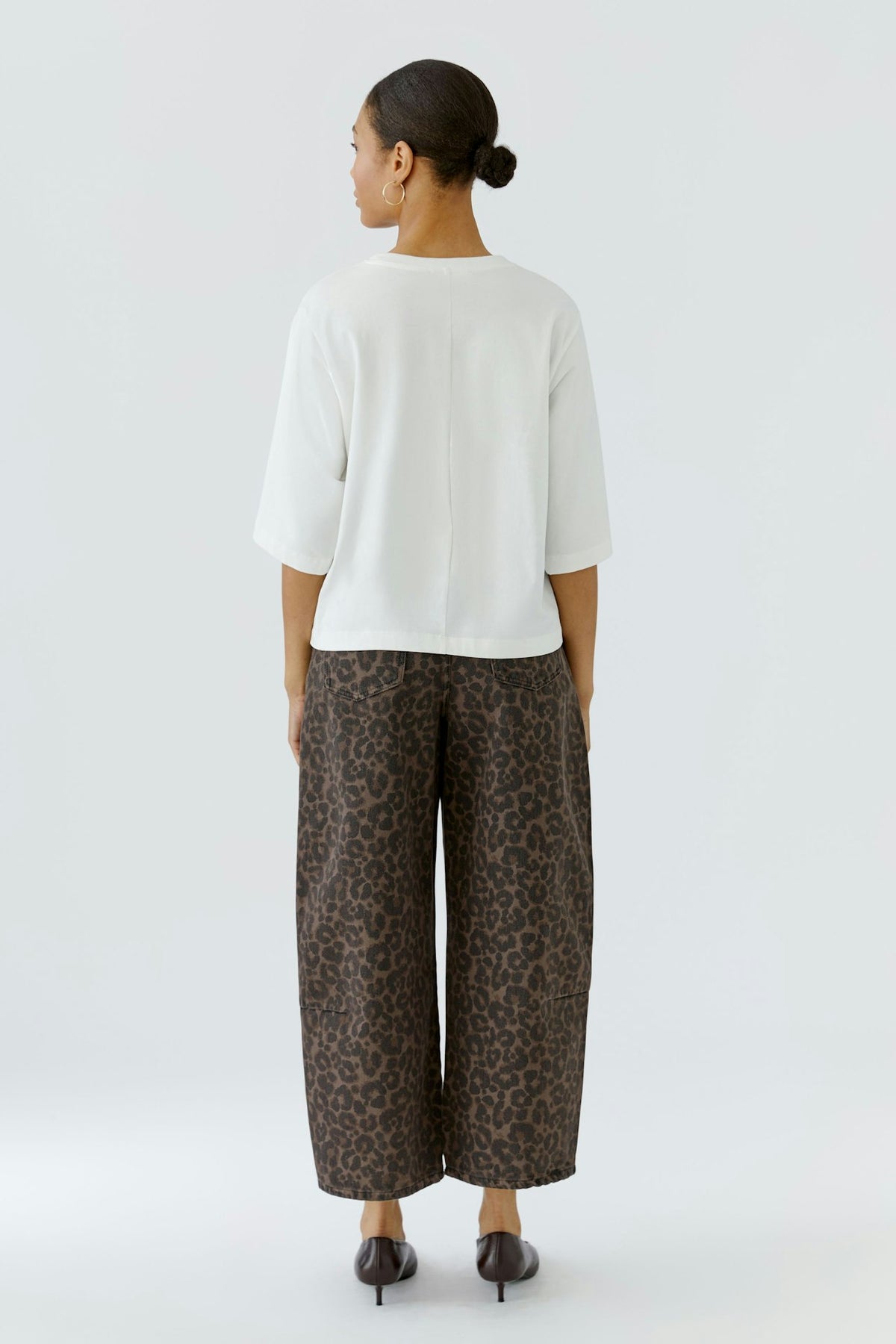 Oui 99054 Off White T-Shirt With Print On Front