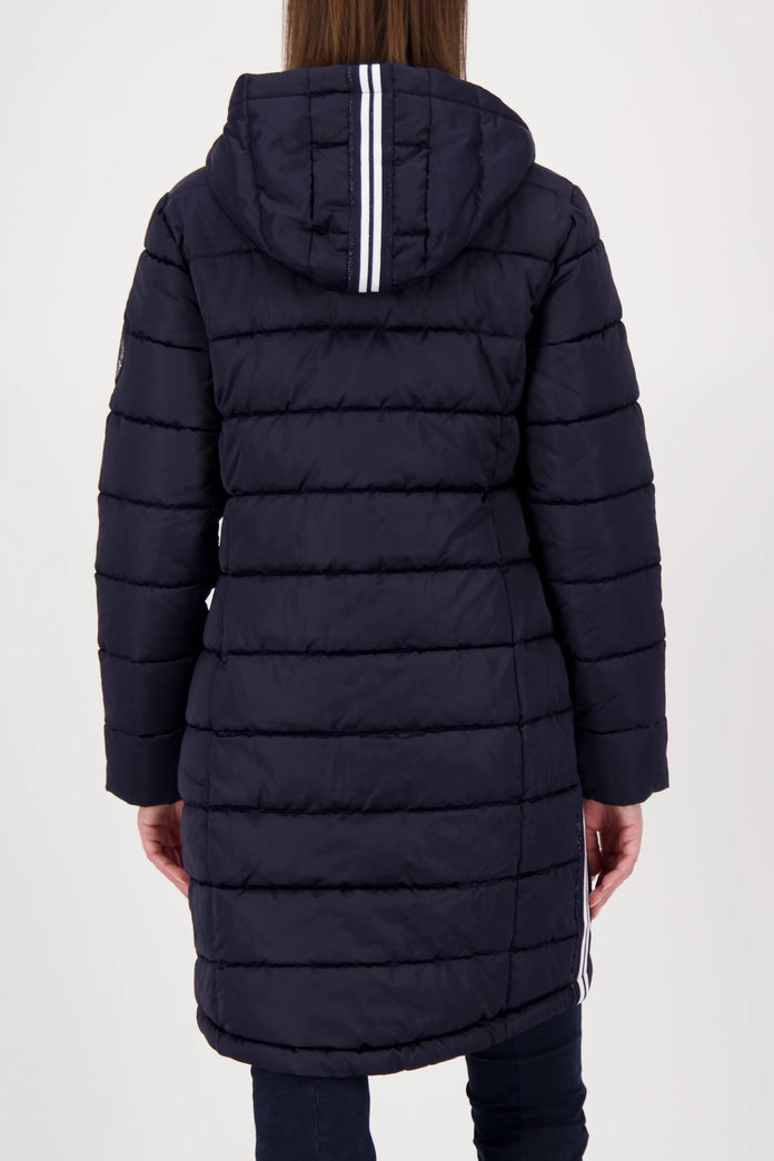 Monari - Navy Sporty Puffa Coat