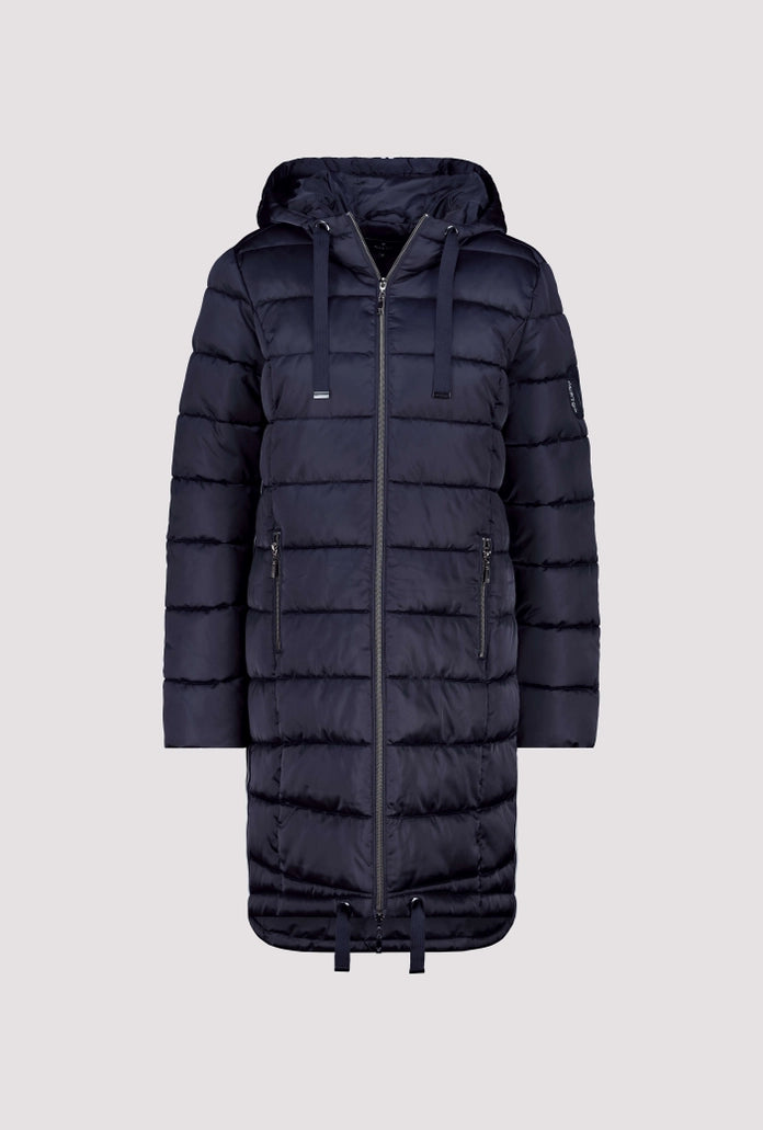 Monari - Navy Sporty Puffa Coat