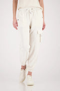 Monari 410770 Marble Comfort Fit Trouser With Adjustable drawstring Waistband Easy Fit