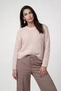 Monari 809924 Pale Pink Round Neck Jumper