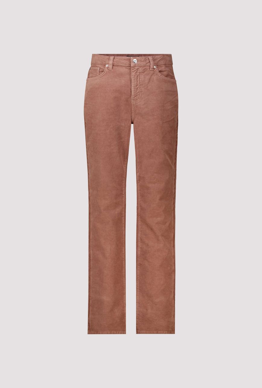Monari 810576 Tiramisu Brown Straight Cord Trousers