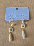 Last True Angle Pearl Drop Earrings LEN70G