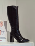 Wonders M5442 Misuri Testa Knee Length Dark Brown Boots