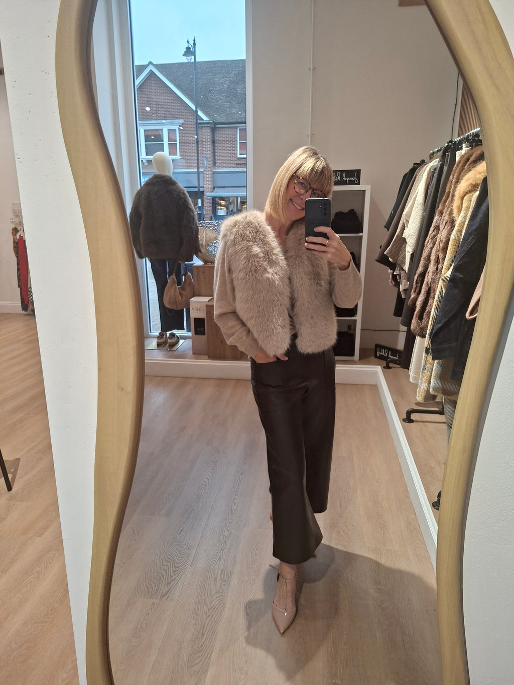 Sunday 66740 Grey Fake Fur Waistcoat