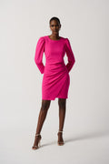 Joseph Ribkoff - Stretch Dress With Puff Sleeves - Martha V 