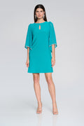 Joseph Ribkoff - Ocean blue diamante dress - Martha V 