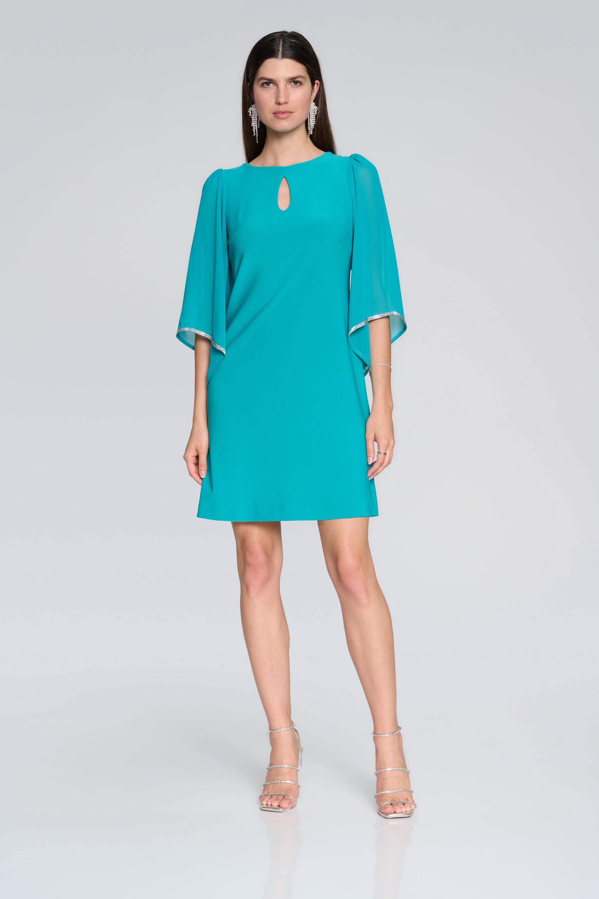 Joseph Ribkoff - Ocean blue diamante dress - Martha V 