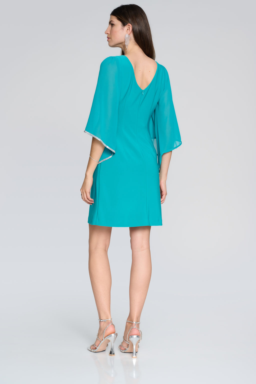 Joseph Ribkoff - Ocean blue diamante dress - Martha V 