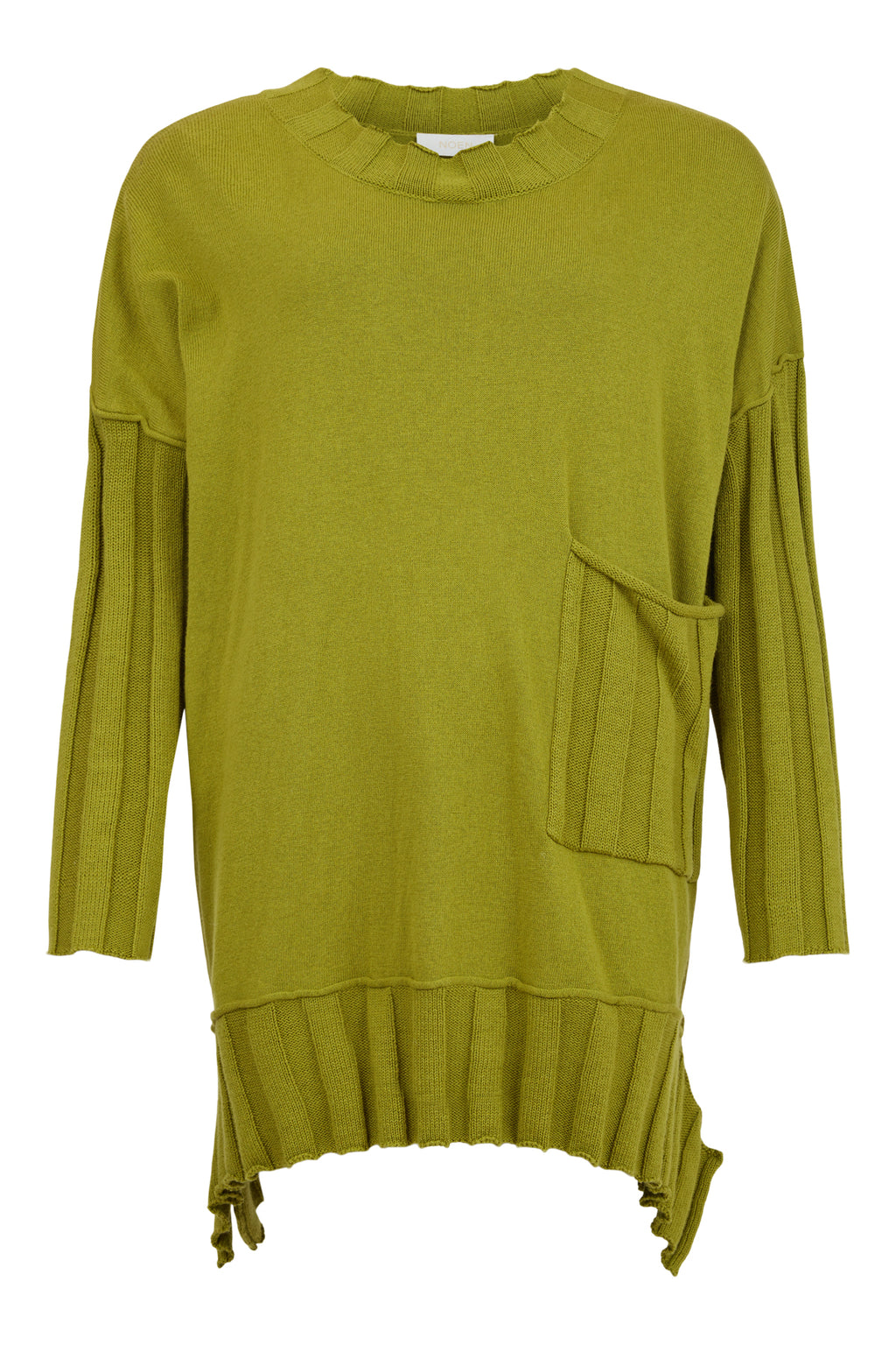 Noen - Olive Green Funky Oversized Jumper
