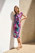 Joseph Ribkoff - Multi coloured Fitted Dress