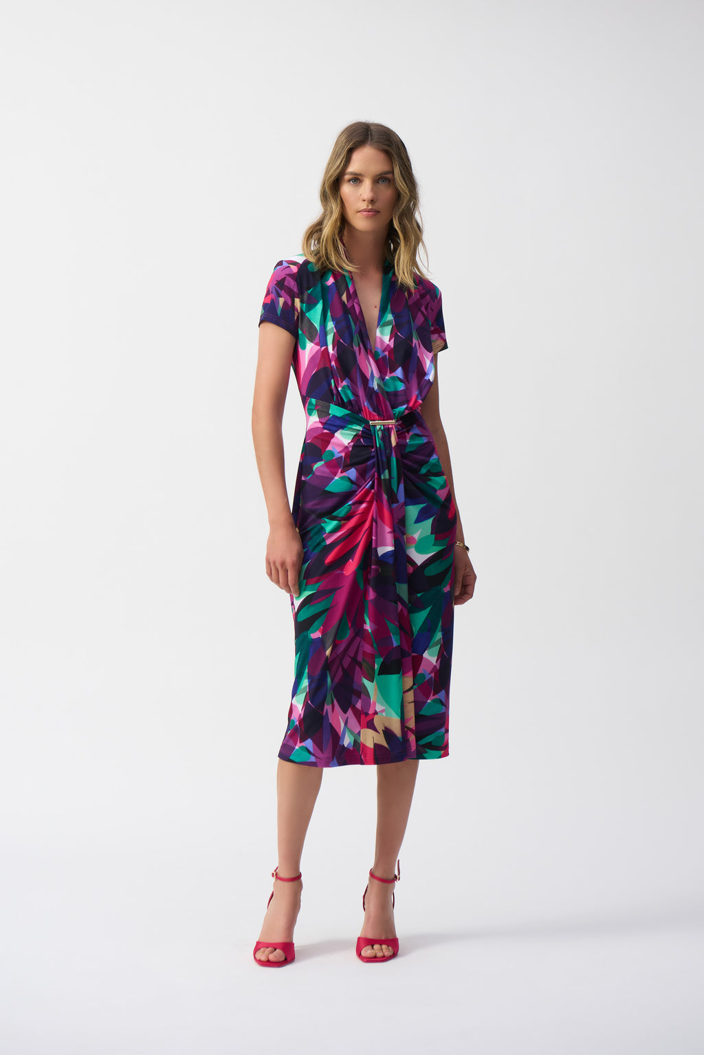 Joseph Ribkoff - Multi coloured Fitted Dress