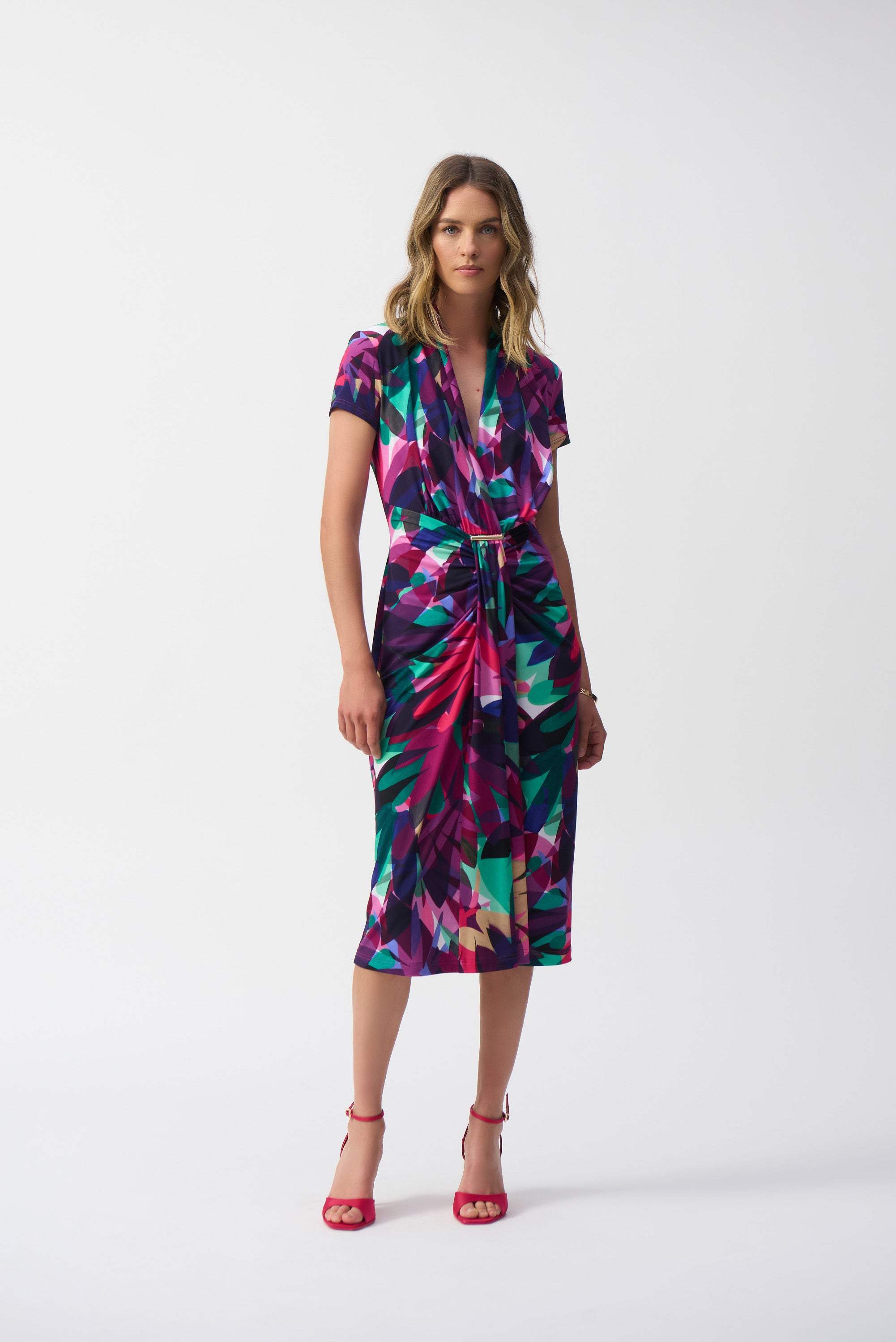 Joseph Ribkoff - Multi coloured Fitted Dress