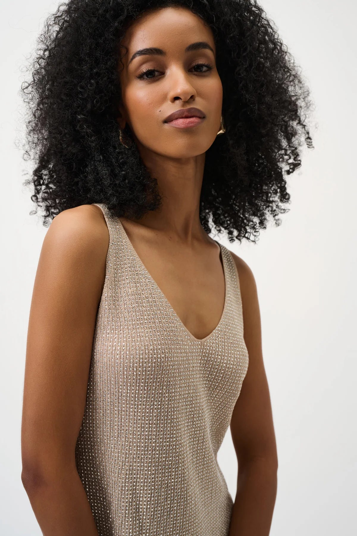Joseph Ribkoff Rhinestone Knit Camisole 252915
