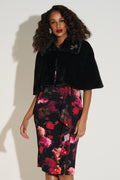 Joseph Ribkoff - Faux Fur Cover Up