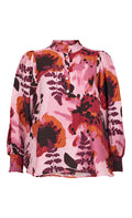 Noen 84027 Wild Rose Abstract Printed Shirt