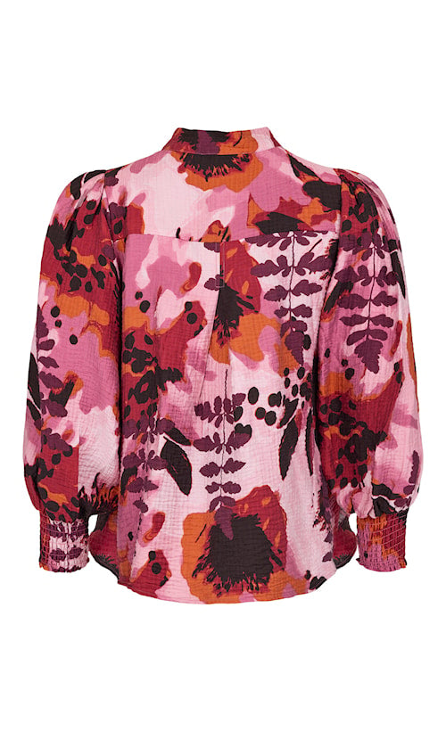 Noen 84027 Wild Rose Abstract Printed Shirt