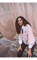 Noen 87207 Wild Rose Beaded Oversized Cardigan