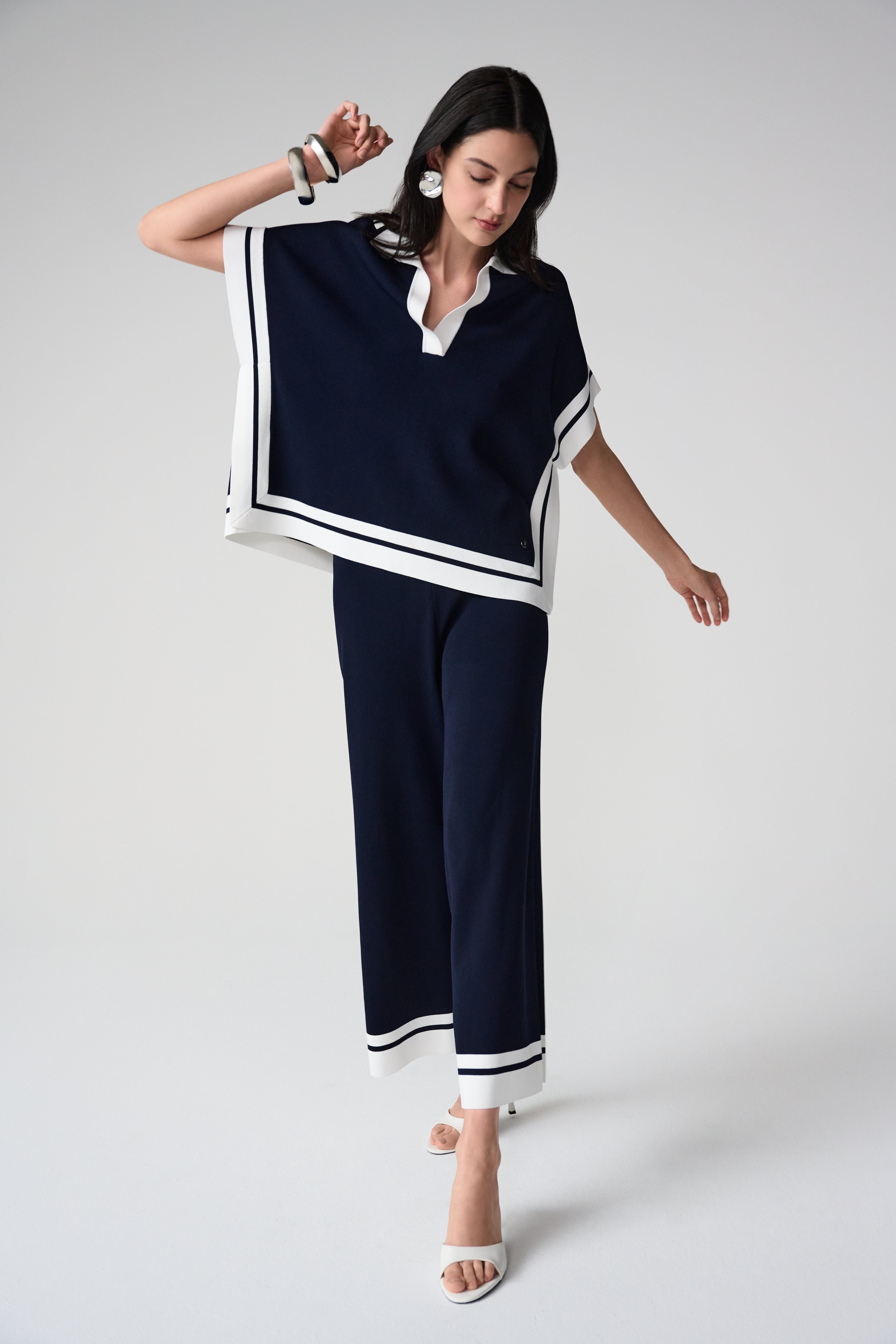 Joseph Ribkoff 261941 Navy Nautical Top