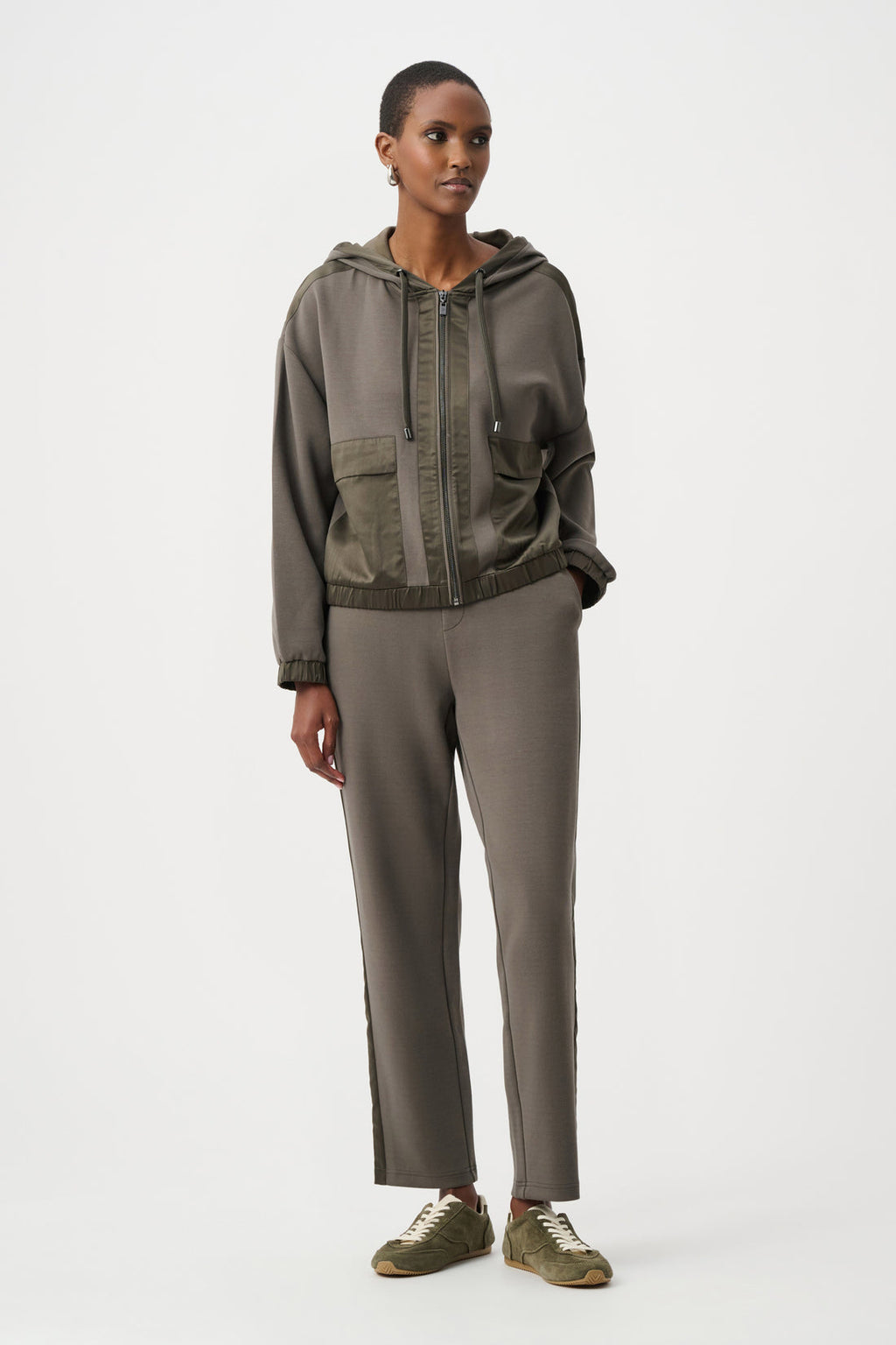 Joseph Ribkoff 263624 Sporty Jersey Avocado Travel Top