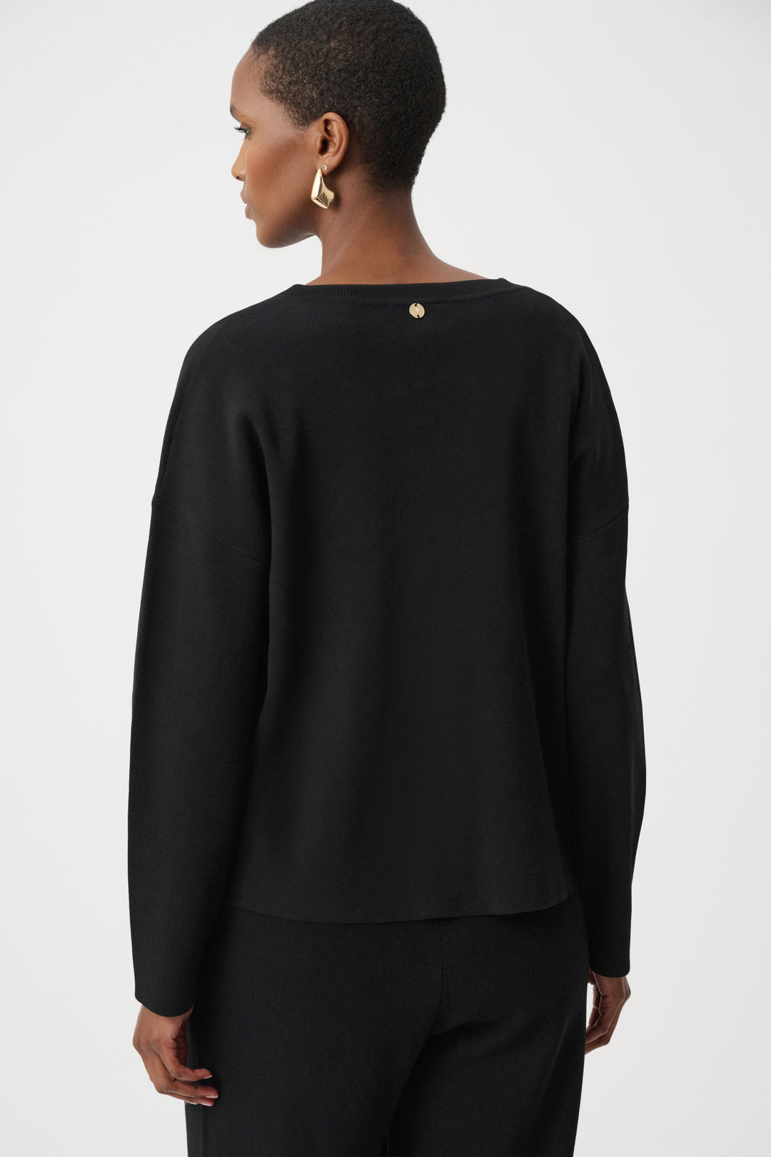 Joseph Ribkoff 263961 Black Studded Jumper
