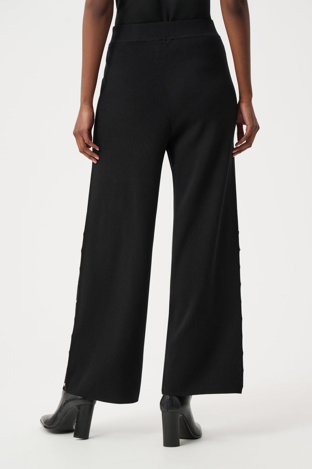 Joseph Ribkoff 263962 Black Studded Pull On Smart Trouser