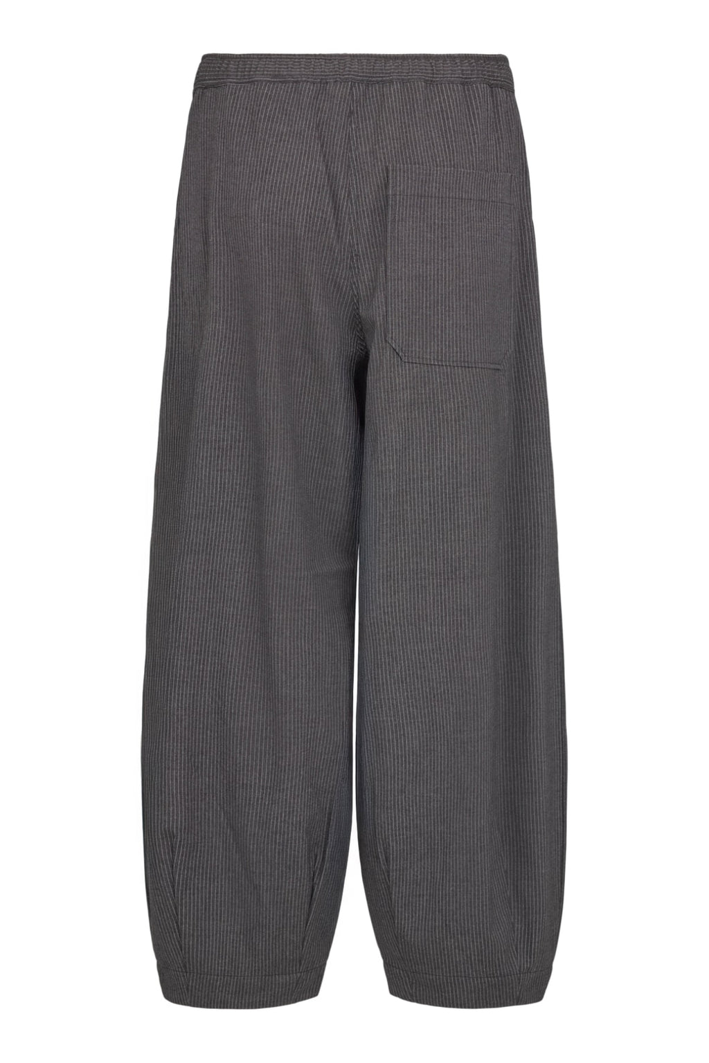 Noen 81491 Dark Grey Pinstripe Barell Leg Trouser