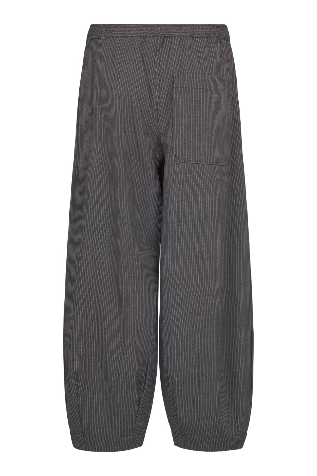 Noen 81491 Dark Grey Pinstripe Barell Leg Trouser