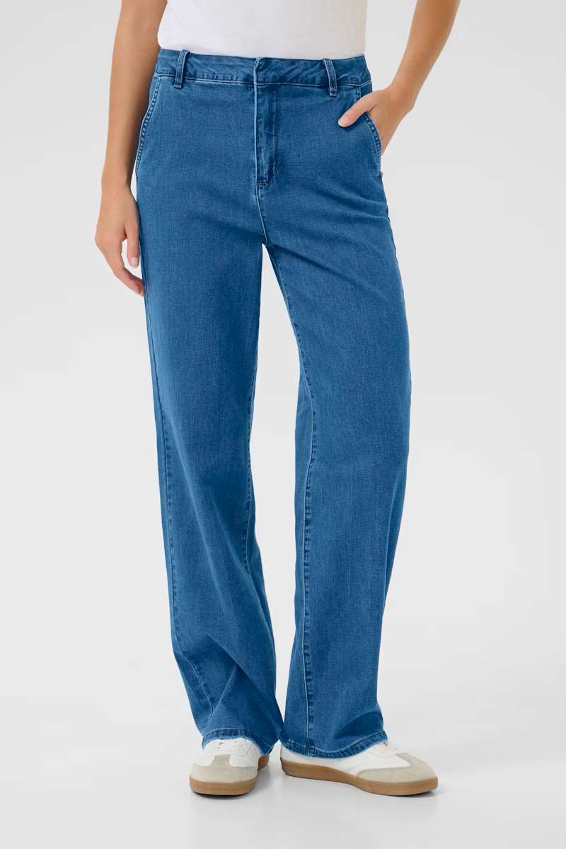 Cream - Indigo Straight leg jean