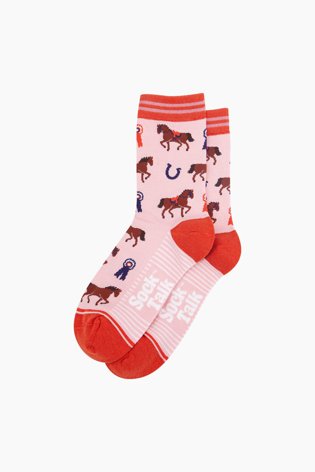 MSH Horse Bamboo Pink Socks