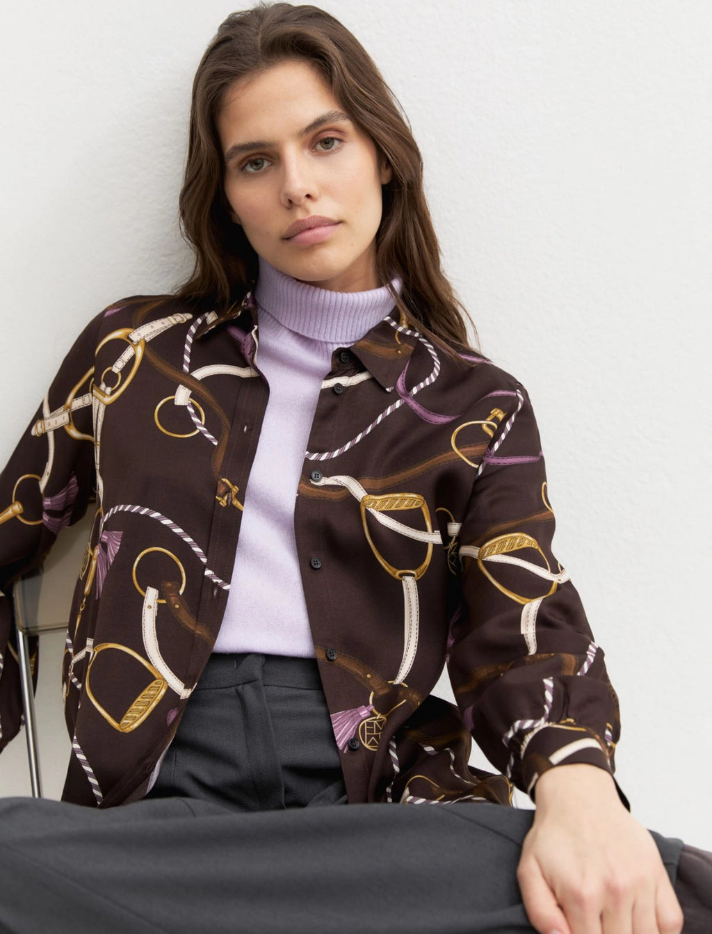 Emme Horse Stirrup Printed Shirt