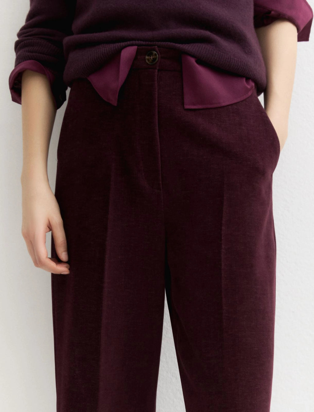 Emme Purple Tailored Blazer Jacket
