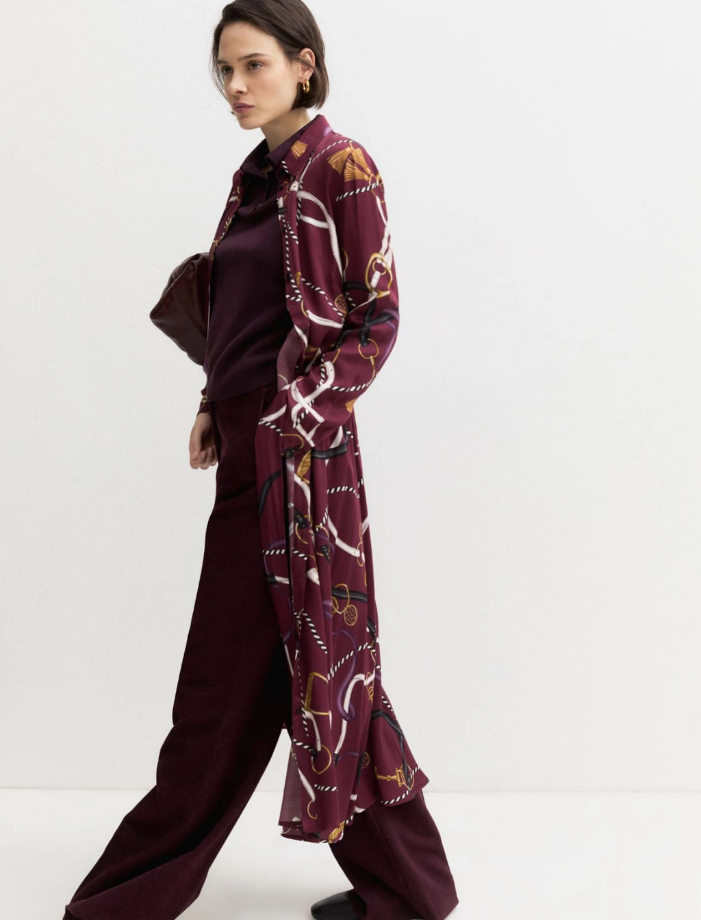 Emme Horse Stirrup Bit Shirt Dress