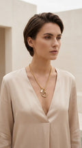 Envy 608 Sparkle Heart With Pearl Pendant Necklace