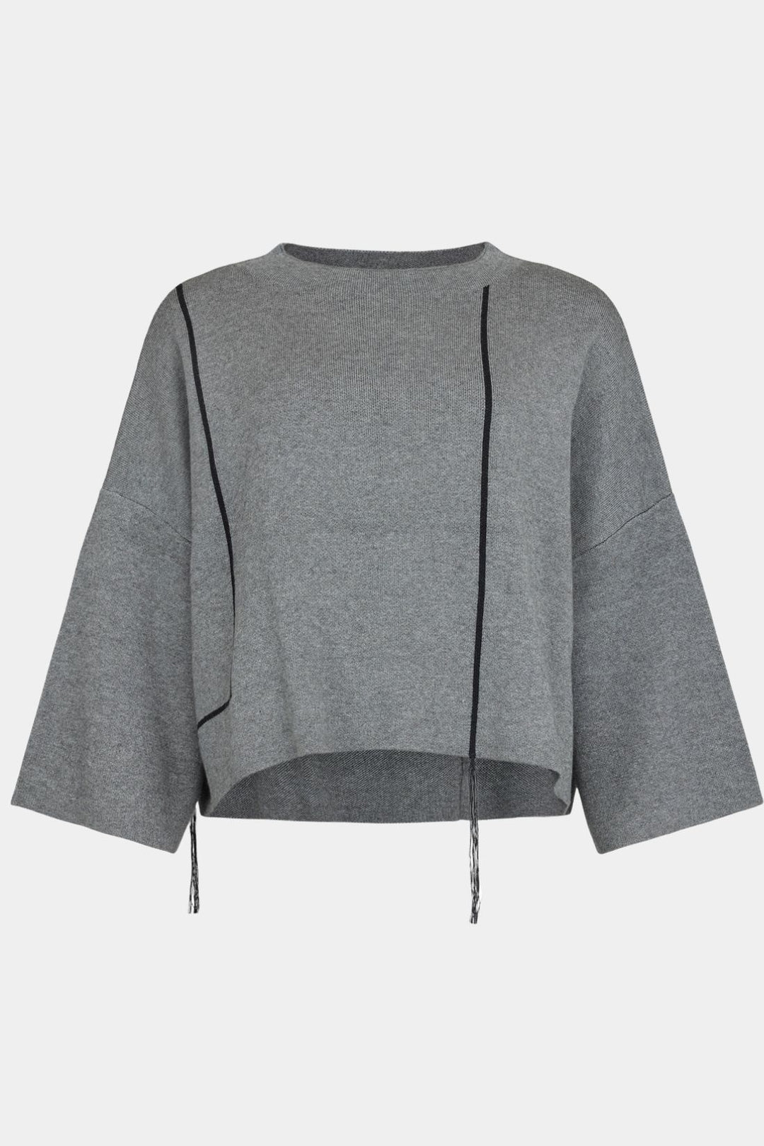 Noen 84044 Grey Batwing Knited Jumper