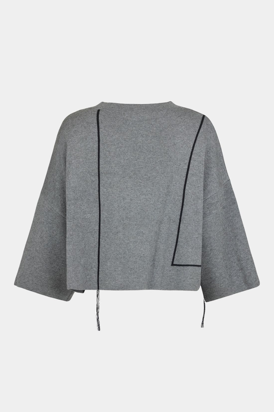 Noen 84044 Grey Batwing Knited Jumper