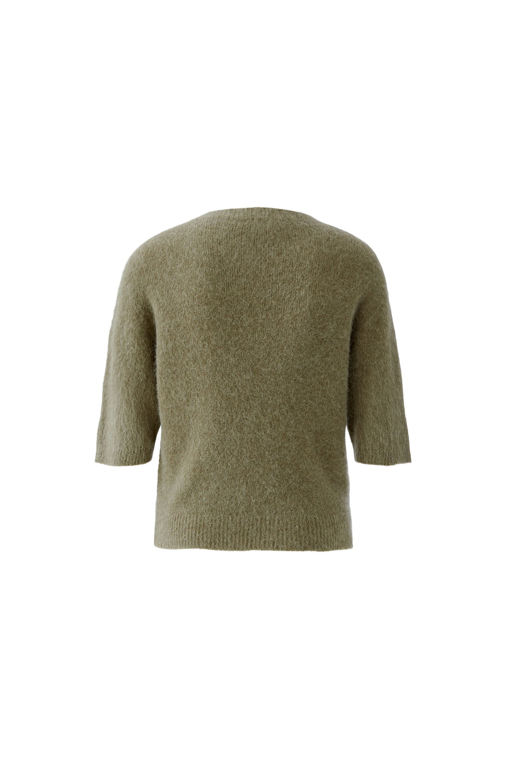 Oui 97620 Fitted Fluffy Elbow Sleeve Jumper