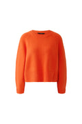 Oui 98963 Long Sleeve Orange Jumper