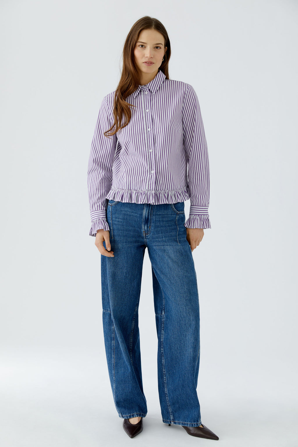 Oui 99104 Violet Shirt Blouse