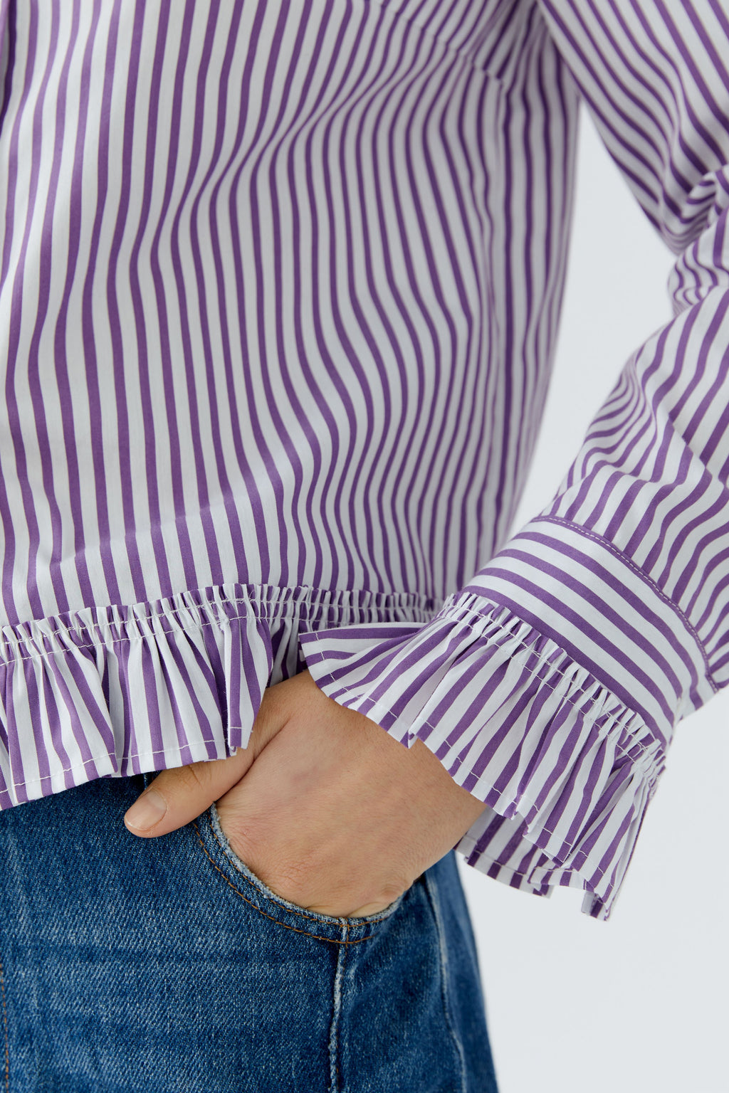 Oui 99104 Violet Shirt Blouse