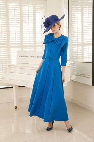 Veni infantino - Royal Blue Dress and Jacket - Martha V 