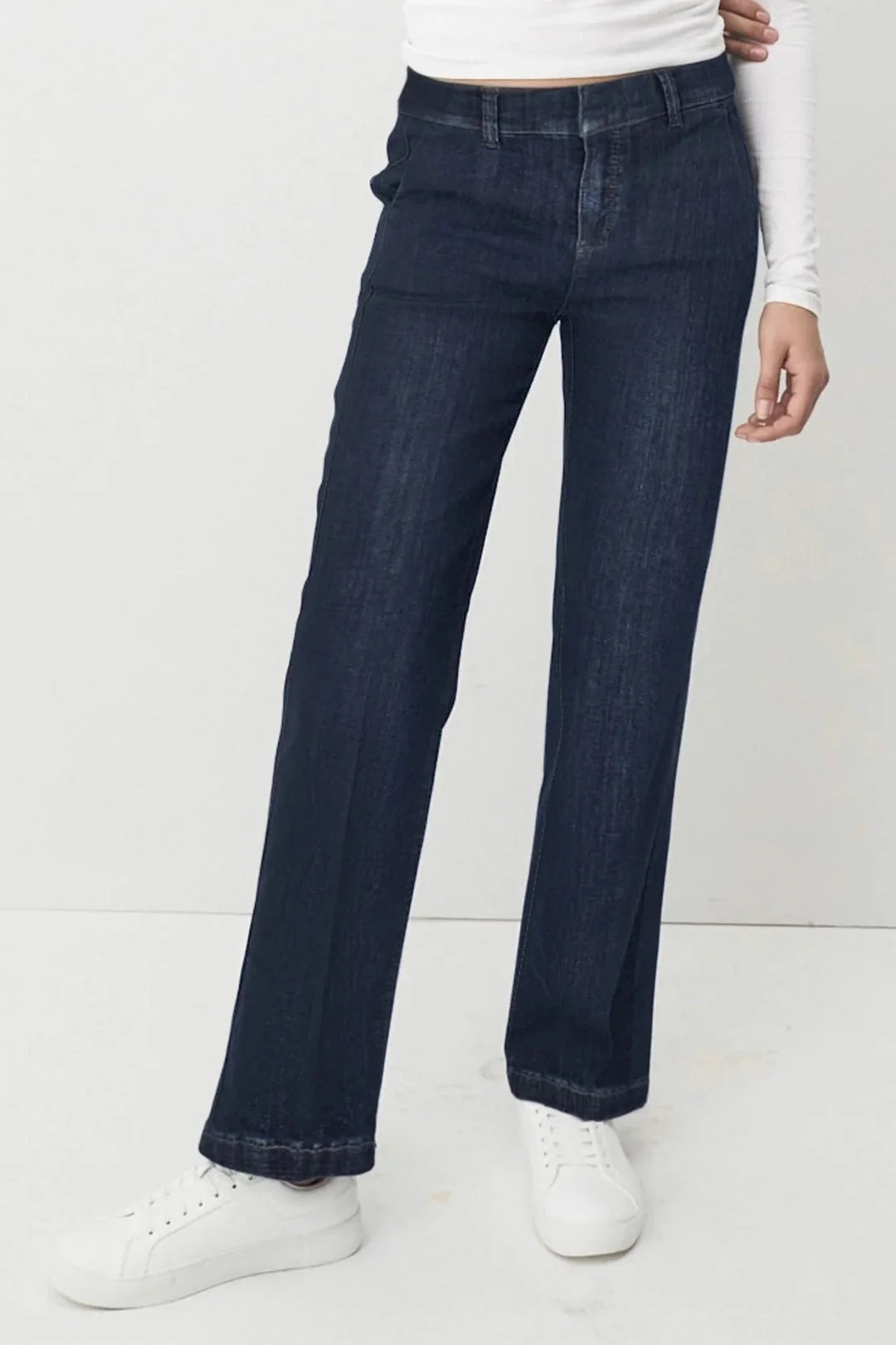 Anna Montana 1045 Mila Wide Flexi Milano Dark Blue Denim