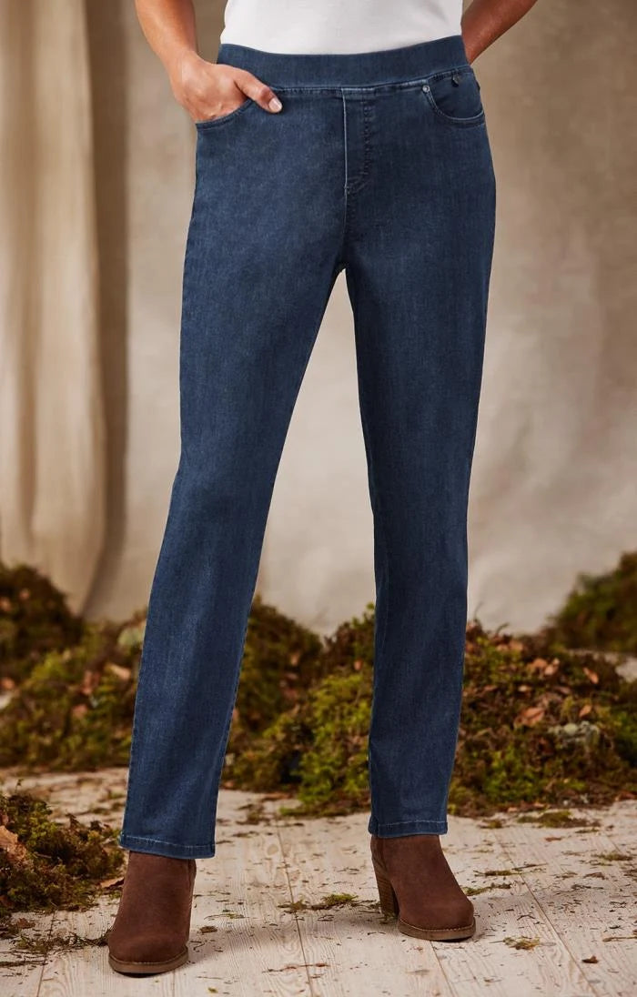 Anna Montana 1001 Angelika Pull on 'Jump In' Jeans