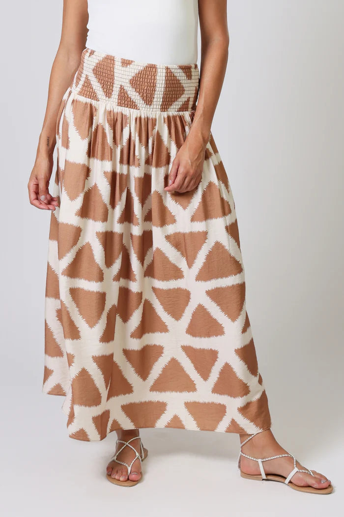 Traffic People Broken Promises Aurora Printed Skirt