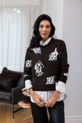 Foil FO8376 Bloom & Loom Coffee Jumper