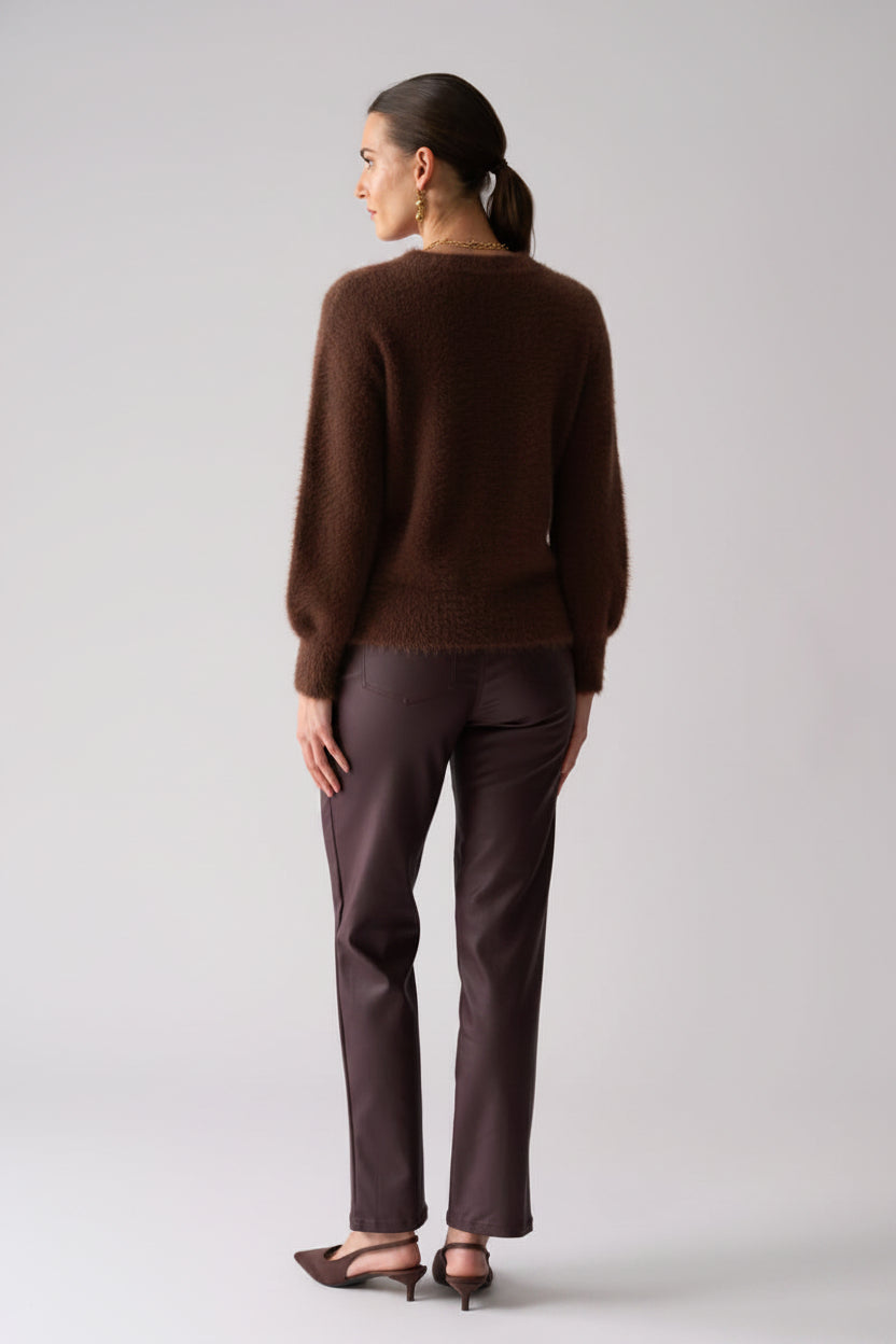 Foil FO8429 Fluffin Cute V-Neck Jumper Ristretto